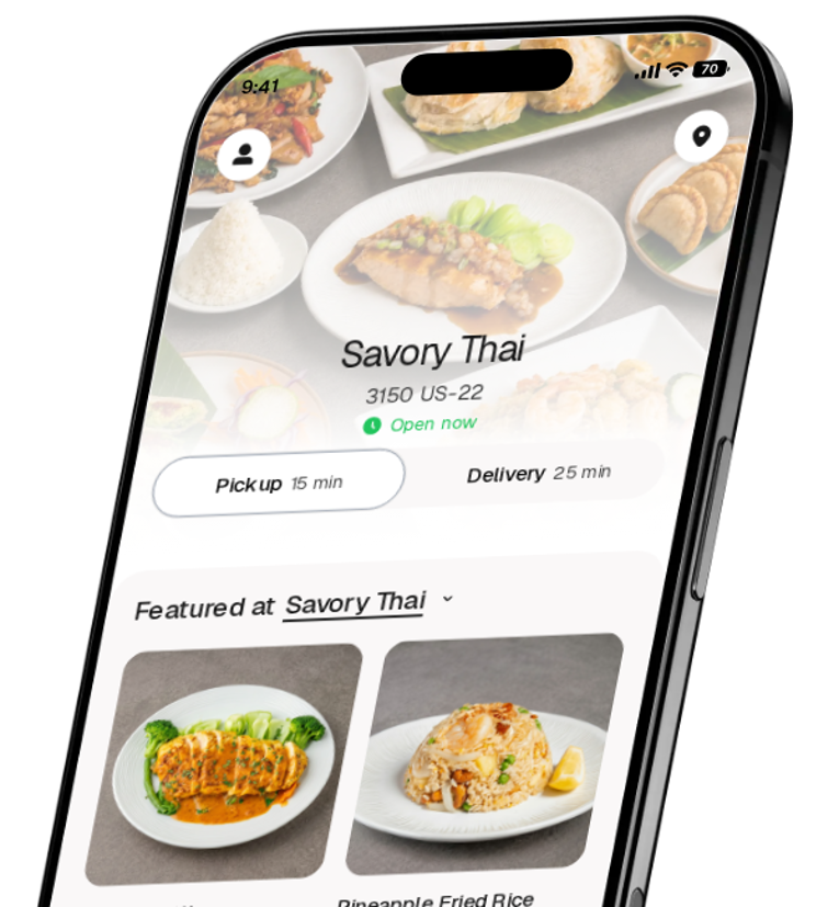 Savory Thai app preview